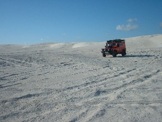 Playing in the dunes