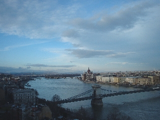 The Danube, viewed from Budapest castle