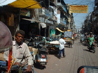 A relatively uncrowded street!