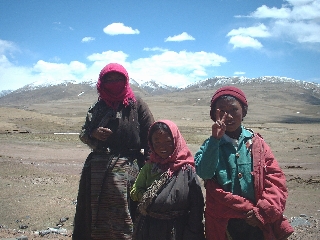 Some curious Tibetans