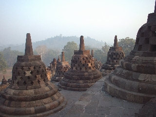 From the top of Borobordur